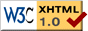 Clicking on the image will validate the HTML in this page